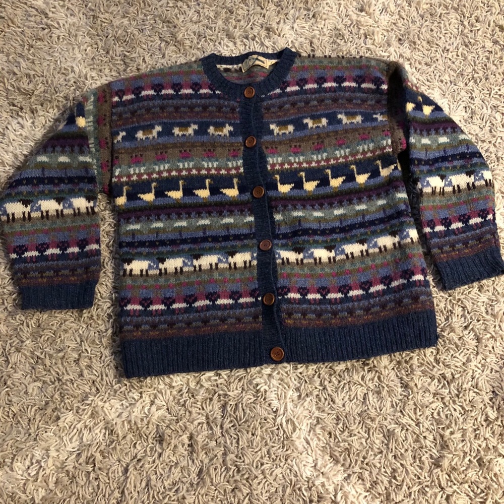 L.L. Bean 100% Wool women’s size large sweater